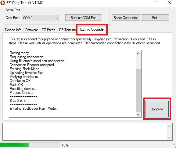 Enter flash mode. EASYDIAG 2.0. ИЗИ диаг про лаунч 431 как самостоятельно перепаять блютуз передатчик.